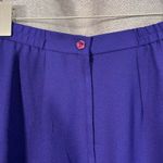 Justin Taylor Vintage 2 Piece Skirt and Blazer Suit Purple Embellished Size 10 Photo 11