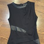 Graham & Spencer Black Sleeveless midi Dress with 100% leather accents, P(XS) Size undefined Photo 1