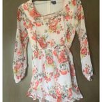 Disney  beauty and the beast floral romper women size xs Photo 0