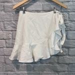 Cinq à Sept Cinq a Sept Luella Women’s 0 White Ruffle Wrap Skort Skirt Photo 1