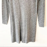 Eileen Fisher Dark Heather Gray Boatneck Sweater Dress Petite Small Wool Blend Photo 3