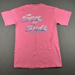 Gildan Sea N Suds Shirt Mens Small Pink Gulf Shores Alabama Restaurant Oyster Bar Tee Photo 0