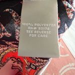 Joan Vass Womens  long sleeve paisley blouse. Size L Photo 3