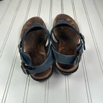 Bรธrn Juney Sandals Blue Leather Womenโs Size 7 Photo 2