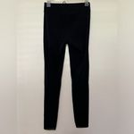 Koral Black Leggings - Sheer Leg Detail, Size Small, Raw Hem Photo 5