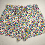 a.n.a . Floral Print Shorts with Tie-waist (Large) Photo 0