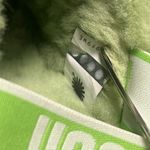 UGG  Fluff Yeah Slide On Slippers Slingback Plush Apple Green Women’s Size 11 Photo 9