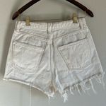 Wild Fable  Shorts Womens Sz 4 Cream Denim Highest Rise Cut Off Button Fly Photo 1