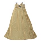 Bec & Bridge Dress Womens 10 Gold Yellow Hazel Cutout Slit Side Gown Satin Photo 1