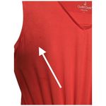 Cuddl Duds  Womens Size S Flexwear Romper Tank Dress Sleeveless Spiced Coral Photo 6