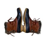 Tommy Hilfiger Faux Fur Lined Duck Boots Leather sole faux suede upper brown 10 Photo 6
