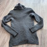 Faherty ‎ gray flurry London fog turtleneck sweater cashmere wool blend Photo 6