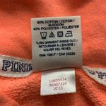 PINK - Victoria's Secret PINK Victoria’s Secret Pullover Bright Orange Sweatshirt Size Medium Photo 10