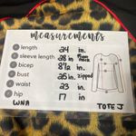 Terez  leopard print‎ quarter zip windbreaker, size small Photo 9