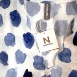 NWT Noracora Blue & White Scalloped V Photo 9