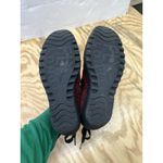 Fly London  Yebi Suede Bootie Burgundy EU 38 US 7 - 7.5 Tie-Back Wedge Ankle Boot Photo 10