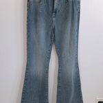 We The Free  Jayde High Rise Flare Leg Jeans Mermaid Blue Photo 0