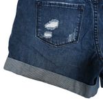 Klique B Womens 8 Cuffed Distressed Denim Jean Shorts Photo 5