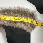 Capelli New York Capelli Liner Socks Womens Large 9-11 Rainboot Black Brown Faux Fur Cuff Photo 5