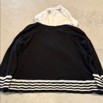 Angel Black and White Women's Hoodie Lightweight Sweater Top Size XL Photo 8