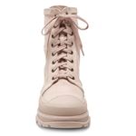 Free People Camp Out Canvas Combat Boot, Natural, Tan/Pink, Size 8, NWT Photo 15