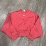 Nike Women's Rose Pink Crewneck Sweatshirt Photo 2