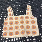 Rebellion  Crochet Top Floral Tank Photo 0