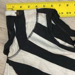 Banana Republic Black & White Striped Short Sleeve Cotton Mini Dress Size SP Photo 9