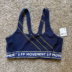 Free People Movement Never Better Logo Square Neck Sports Bra NWT Medium Photo 3