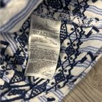 Old Navy Blue and white striped tank top with adjustable straps and tie-up detail Photo 2