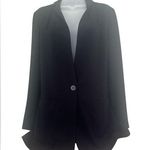 Anthropologie Cartonnier Women’s Black Oversized Blazer, Size Medium Photo 0