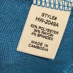 Zenana Outfitters 🆕 Womens XL Bright Blue Cardigan Snap Sweater V-Neck‎ Slim Fit Lightweight NEW Photo 3