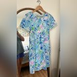 Lilly Pulitzer  Lissie Dress in Coastal Blue Lion Women's Small Photo 2