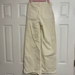 Lola Jeans Milan Ivory High Rise Wide Leg White Size 25 Photo 2