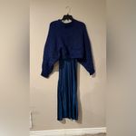 NWT dH New York Ann Sweater and Midi Dress | Size: Large Purple Photo 3