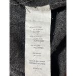 Kensie  Dark Gray Long Sleeve Scoop Neck Knit Pocket Mini Sweater Dress Size XS Photo 3