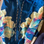 a.n.a   Cute Summer Spaghetti Strap Floral Print Women Blue Hawaiian Top size 3X Photo 7