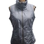 Columbia Women's Puffer Vest Full Zip Up Sleeveless Jacket Medium Gray Photo 0