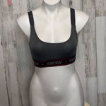 Honeybum Gray Sports Bra Adjustable Straps Logo Band Size M NWT Size M Photo 0