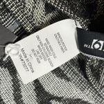 Apt. 9 NWT  black white neck scarf 68 x 27 fringe animal print Metallic Photo 3