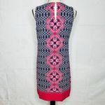 Rose + Olive  Sheath Tank Dress Multicolor Geometric Sleeveless Scoop Size 4 Photo 7