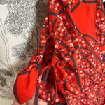 Moulinette Soeurs Anthropologie red holiday dress   sz 6 Photo 5