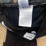 frame denim Frame Jeans Womens 27 Black Skinny Low Rise Dark Pants Distressed Denim Photo 7