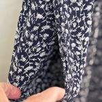 American Eagle Romper Womens Large Blue Floral Sleeveless Tank Boho Festival Photo 6