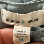 Silence + Noise Sage Green Romper Women’s Size M Flowy Spaghetti Strap Jumper Photo 2