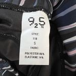 925 Fit Leggings Womens Small Black White Pink Stripe Casual Workout Athleisure Photo 5