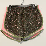 Nike Dri-Fit Confetti Speckled Running Shorts green pink Size Large Photo 0