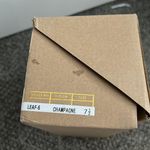 Champagne Glitter Sandals Tan Size 7.5 Photo 5