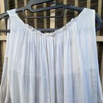 Free People  Costa Brava Mini Tunic Dress White M Photo 10