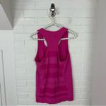 Brooks  Running Pink Striped Tank Top Size S Photo 6